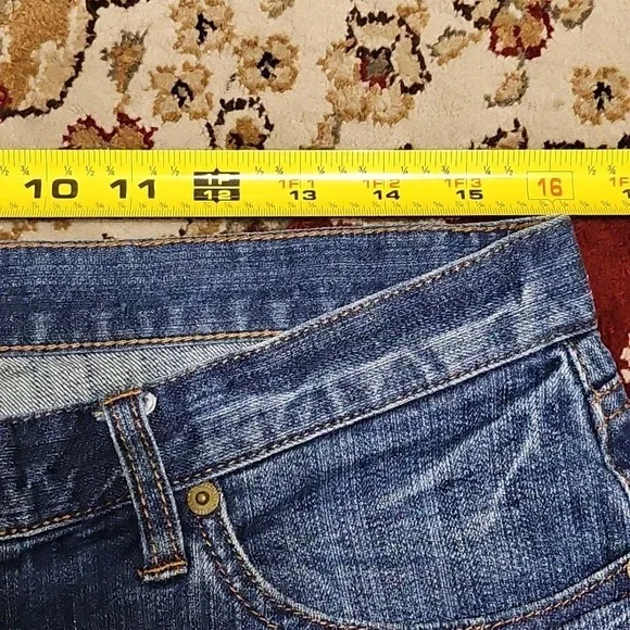 Lauren Jeans Co. Ralph Lauren High Rise Denim Shorts Women's Sz 10 - Picture 5 of 7